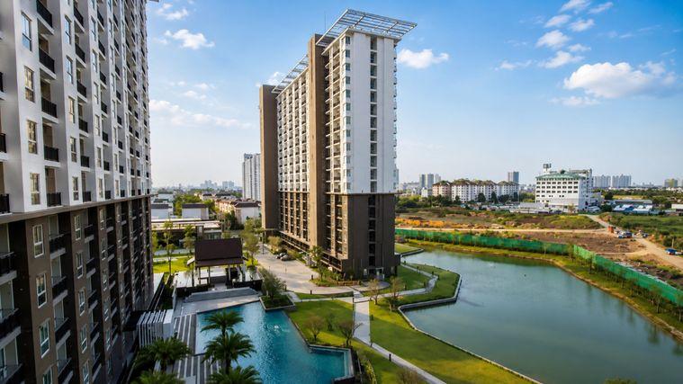 รูป 1 ห้องนอน | 1 ห้องน้ำ | MRT Si Lom | 36 ตร.ม. | 9,000 บาท/เดือน | ชั้น 5 — Parkland Srinakarin Lakeside กรุงเทพฯ - รูปที่ 6/9
