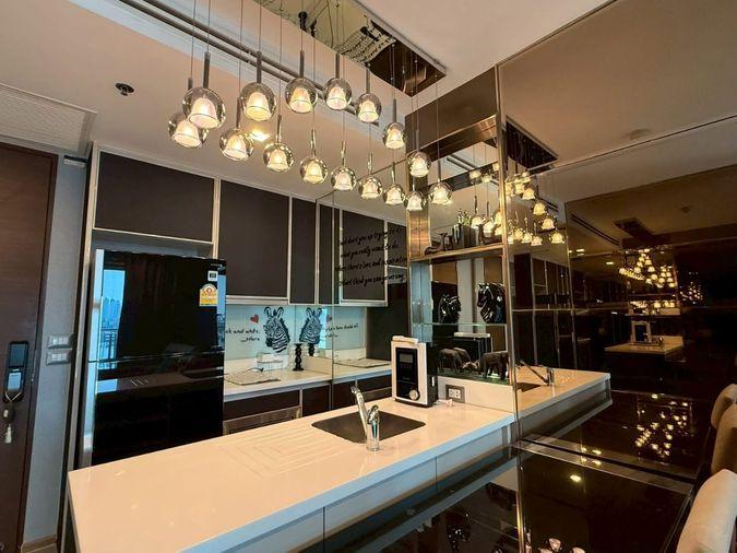 picture 1Bed | 1Bath | MRT Phetchaburi | 45sqm | THB 28,000/mo | Fl.10 — The Address Asoke Bangkok - 3/8