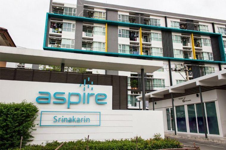 รูป 1 ห้องนอน | 1 ห้องน้ำ | MRT Srinagarindra 38 | 29 ตร.ม. | 9,000 บาท/เดือน | ชั้น 3 — Aspire Srinakarin กรุงเทพฯ - รูปที่ 1/10
