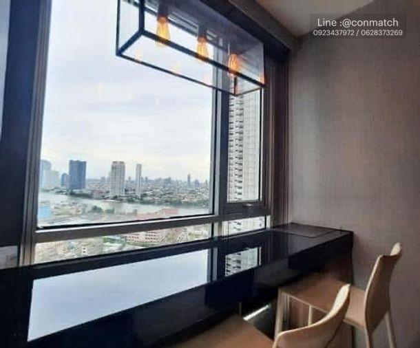รูป 1 ห้องนอน | 1 ห้องน้ำ | BTS Saphan Taksin | 46 ตร.ม. | 25,000 บาท/เดือน | ชั้น 22 — Rhythm Sathorn กรุงเทพฯ - รูปที่ 1/10