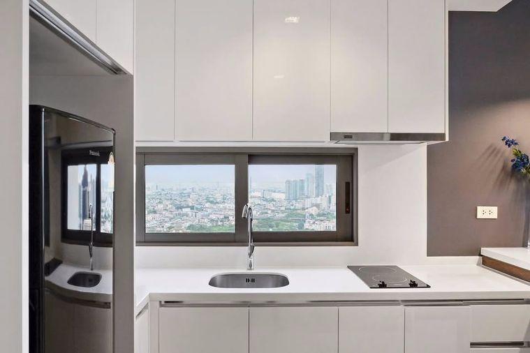 รูป 1 ห้องนอน | 1 ห้องน้ำ | BTS Chong Nonsi | 43 ตร.ม. | 30,000 บาท/เดือน | ชั้น 40 — Nara 9 Condo กรุงเทพฯ - รูปที่ 1/10