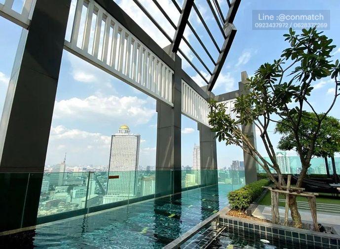 รูป 1 ห้องนอน | 1 ห้องน้ำ | BTS Saphan Taksin | 37 ตร.ม. | 20,000 บาท/เดือน | ชั้น 3 — Rhythm Sathorn กรุงเทพฯ - รูปที่ 5/10