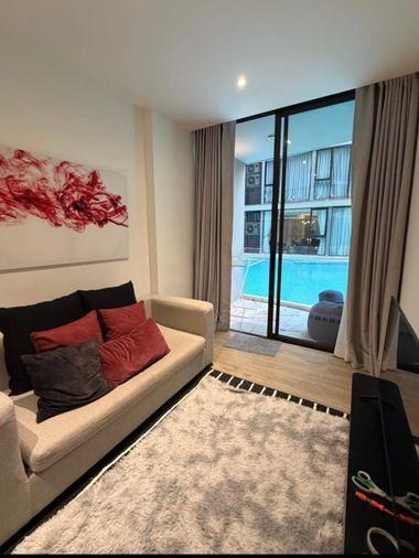 รูป 1 ห้องนอน | 1 ห้องน้ำ | BTS Asok | 41 ตร.ม. | 31,000 บาท/เดือน | ชั้น 1 — Fynn Asoke กรุงเทพฯ - รูปที่ 9/10