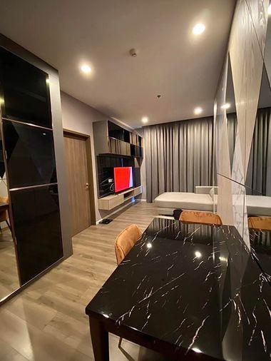 picture 1Bed | 1Bath | BTS Udom Suk | 45sqm | THB 32,000/mo | Fl.28 — Whizdom Essence Bangkok - 2/10