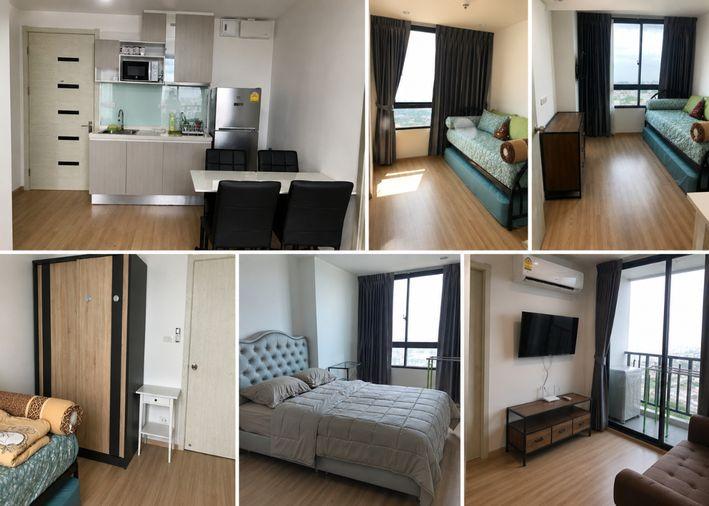 รูป 2 ห้องนอน | 2 ห้องน้ำ | BTS On Nut | 47 ตร.ม. | 17,000 บาท/เดือน | ชั้น 25 — Artemis Sukhumvit 77 กรุงเทพฯ - รูปที่ 1/1