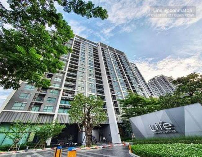 รูป 1 ห้องนอน | 1 ห้องน้ำ | BTS Phra Khanong | 34 ตร.ม. | 18,000 บาท/เดือน | ชั้น 27 — Life Sukhumvit 48 กรุงเทพฯ - รูปที่ 1/6
