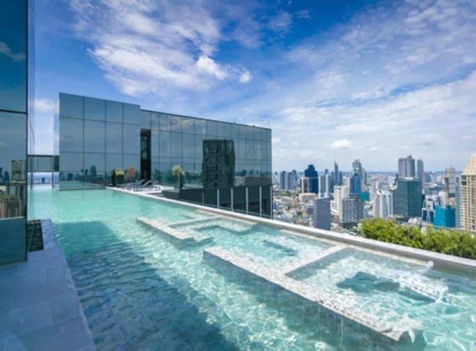 รูป 1 ห้องนอน | 1 ห้องน้ำ | BTS Chong Nonsi | 45 ตร.ม. | 35,000 บาท/เดือน | ชั้น 36 — Knightsbridge Prime Sathorn กรุงเทพฯ - รูปที่ 2/10