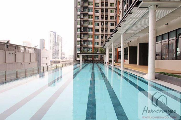 picture 1Bed | 1Bath | MRT Phetchaburi | 35sqm | THB 17,000/mo | Fl.26 — Life Asoke Bangkok - 9/10