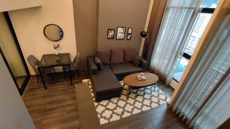 รูป 1 ห้องนอน | 1 ห้องน้ำ | MRT Phra Ram 9 | 40 ตร.ม. | 25,000 บาท/เดือน | ชั้น 18 — Knightsbridge Space Rama 9 กรุงเทพฯ - รูปที่ 7/10