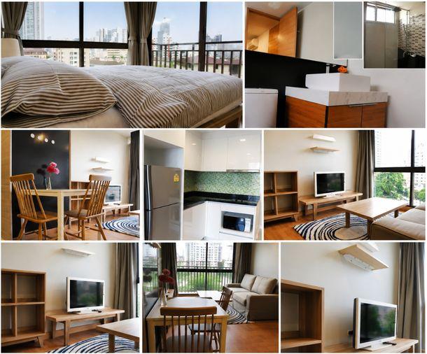 รูป 1 ห้องนอน | 1 ห้องน้ำ | MRT Queen Sirikit National Convention Centre | 35 ตร.ม. | 23,000 บาท/เดือน | ชั้น 8 — Xvi The Sixteenth Condominium กรุงเทพฯ - รูปที่ 1/1