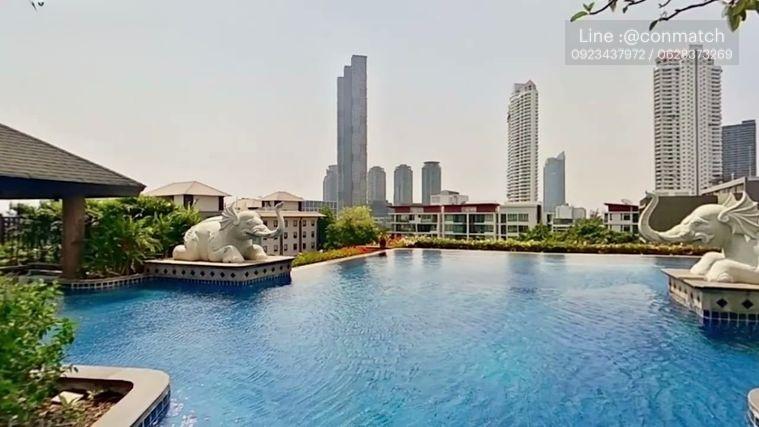 รูป 2 ห้องนอน | 2 ห้องน้ำ | BTS Saphan Taksin | 92 ตร.ม. | 50,000 บาท/เดือน | ชั้น 12 — Baan Sathorn Chaopraya กรุงเทพฯ - รูปที่ 1/9