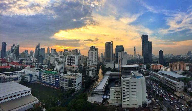 picture 1Bed | 1Bath | MRT Phetchaburi | 42sqm | THB 25,000/mo | Fl.19 — Villa Asoke Bangkok - 10/10