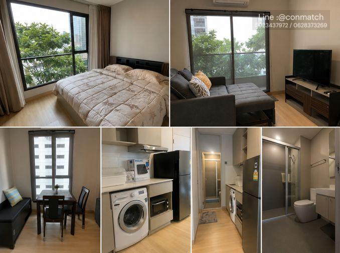 รูป 1 ห้องนอน | 1 ห้องน้ำ | ARL Makkasan | 32 ตร.ม. | 20,000 บาท/เดือน | ชั้น 11 — Lumpini Suite Phetchaburi - Makkasan กรุงเทพฯ - รูปที่ 1/1