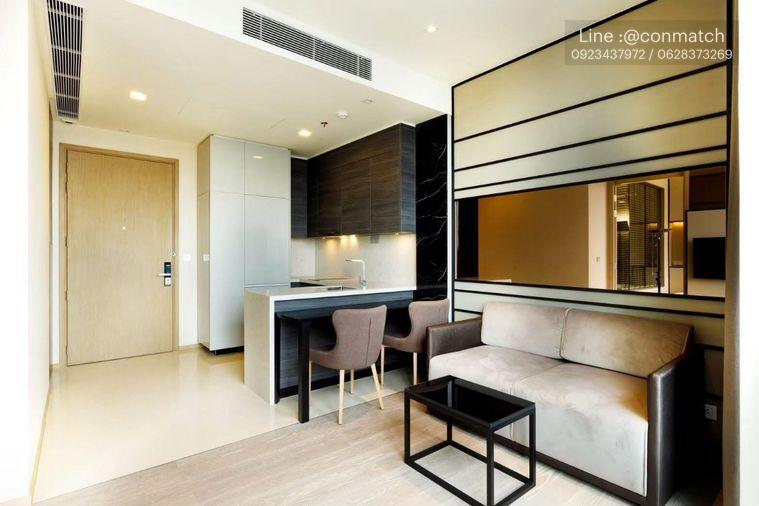 picture 1Bed | 1Bath | MRT Sukhumvit | 44sqm | THB 40,000/mo | Fl.32 — The Esse Asoke Bangkok - 6/10