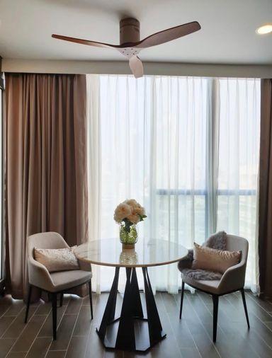 รูป 1 ห้องนอน | 1 ห้องน้ำ | MRT Queen Sirikit National Convention Centre | 59 ตร.ม. | 42,000 บาท/เดือน | ชั้น 15 — Wyndham Hotel กรุงเทพฯ - รูปที่ 4/4