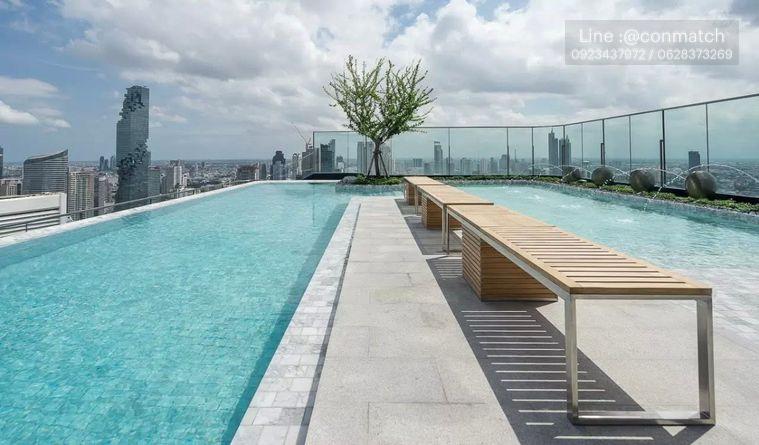 picture 2Bed | 1Bath | MRT Sam Yan | 58sqm | THB 55,000/mo | Fl.34 — Ashton Chula-Silom Bangkok - 2/6
