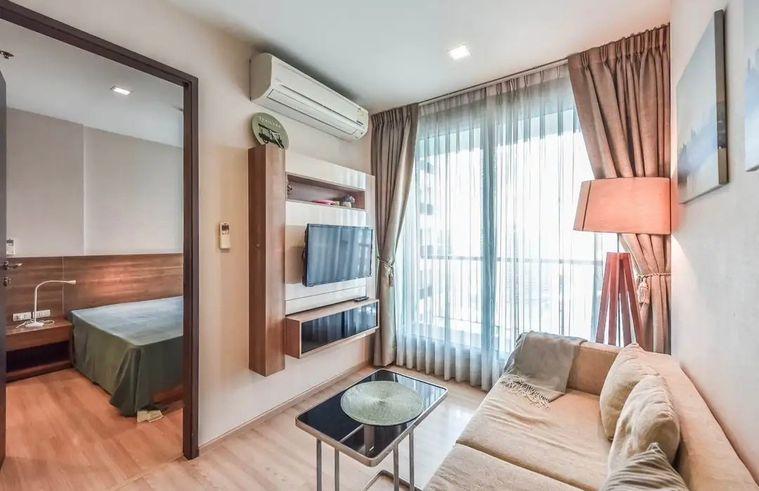 รูป 1 ห้องนอน | 1 ห้องน้ำ | BTS Saphan Taksin | 35 ตร.ม. | 21,000 บาท/เดือน | ชั้น 28 — Rhythm Sathorn กรุงเทพฯ - รูปที่ 3/6