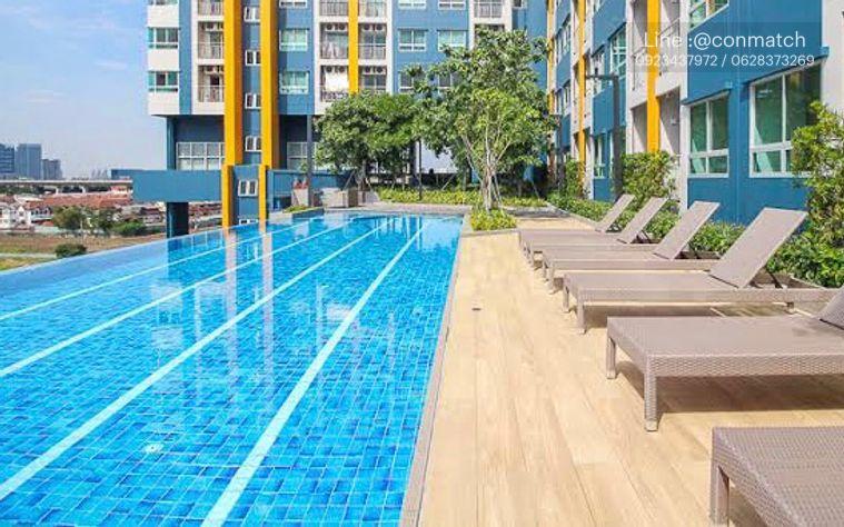 รูป 1 ห้องนอน | 1 ห้องน้ำ | MRT Tha Phra | 28 ตร.ม. | 9,000 บาท/เดือน | ชั้น 16 — Lumpini Ville Phattanakan-Srinakarin กรุงเทพฯ - รูปที่ 4/10
