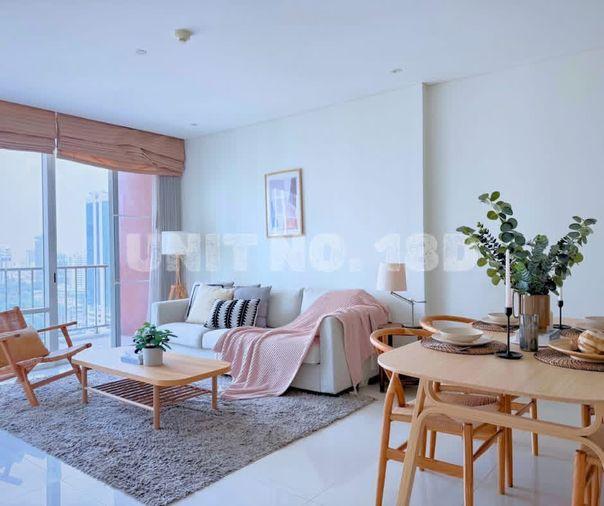 picture 2Bed | 2Bath | BTS Ekkamai | 96sqm | THB 78,000/mo | Fl.18 — Fullerton Sukhumvit Bangkok - 1/9