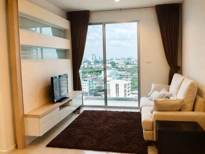 รูป 1 ห้องนอน | 1 ห้องน้ำ | BTS Krung Thon Buri | 54 ตร.ม. | 22,000 บาท/เดือน | ชั้น 10 — Villa Sathorn กรุงเทพฯ - รูปที่ 3/8