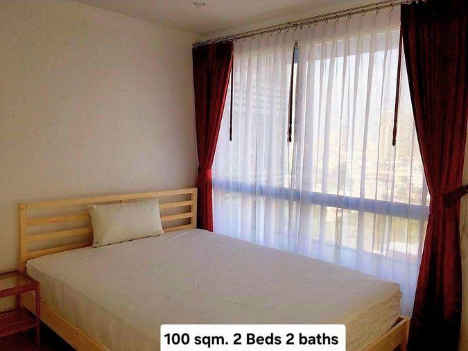 รูป 2 ห้องนอน | 2 ห้องน้ำ | BTS Chong Nonsi | 100 ตร.ม. | 38,000 บาท/เดือน | ชั้น 13 — Bangkok Garden กรุงเทพฯ - รูปที่ 5/9