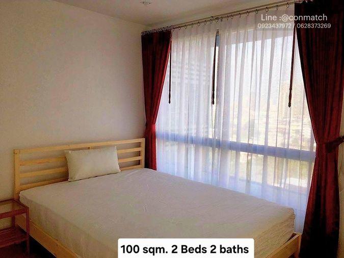 รูป 2 ห้องนอน | 2 ห้องน้ำ | BTS Chong Nonsi | 100 ตร.ม. | 38,000 บาท/เดือน | ชั้น 13 — Bangkok Garden กรุงเทพฯ - รูปที่ 5/9