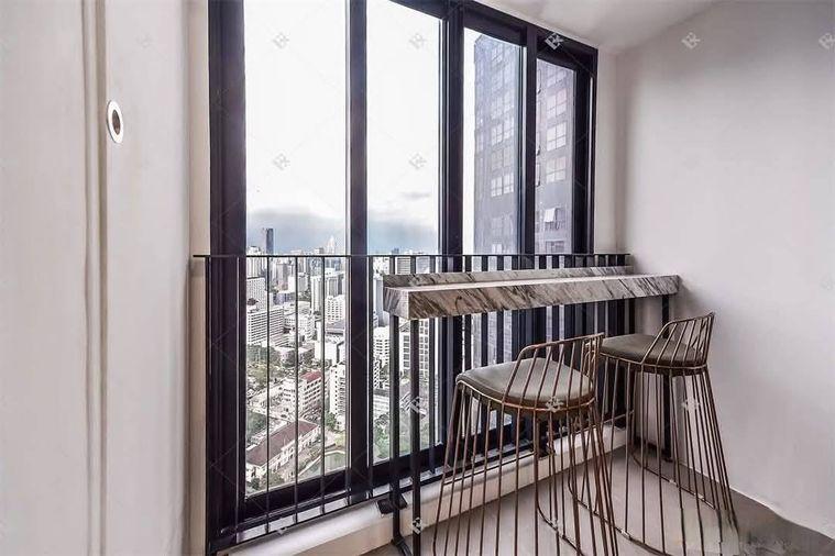 รูป 1 ห้องนอน | 1 ห้องน้ำ | MRT Sam Yan | 34 ตร.ม. | 29,000 บาท/เดือน | ชั้น 40 — Ashton Chula - Silom กรุงเทพฯ - รูปที่ 7/9