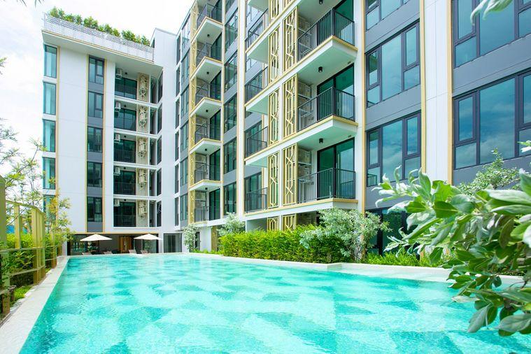 รูป 1 ห้องนอน | 1 ห้องน้ำ | BTS Surasak | 27 ตร.ม. | 12,000 บาท/เดือน | ชั้น 5 — Thana Astra Sathorn-Chan กรุงเทพฯ - รูปที่ 1/8