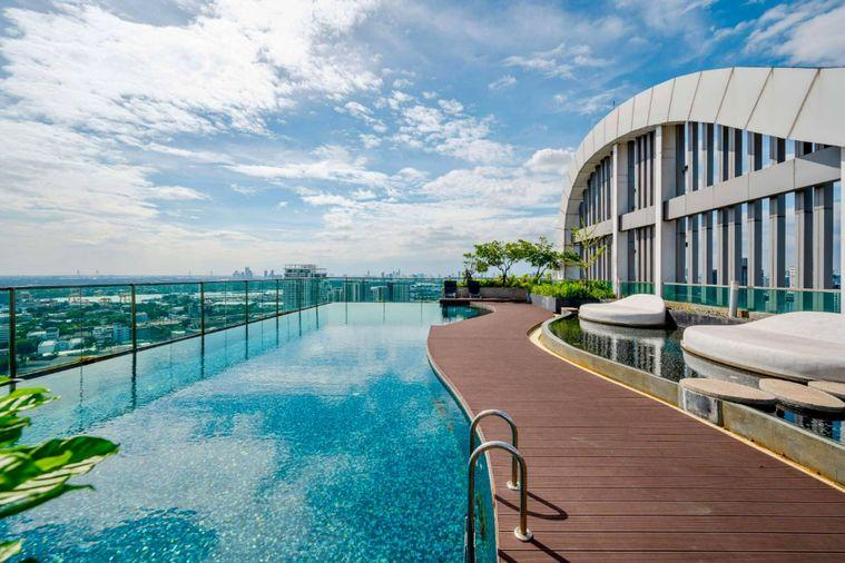 รูป 1 ห้องนอน | 1 ห้องน้ำ | BTS Phra Khanong | 45 ตร.ม. | 27,000 บาท/เดือน | ชั้น 16 — Rhythm Sukhumvit 44/1 กรุงเทพฯ - รูปที่ 6/10