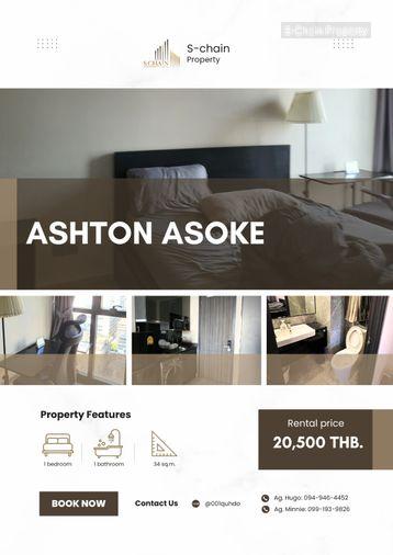 picture 🏙️✨ For rent 🖤 Ashton Asoke ✨ NO-026 - 1/9