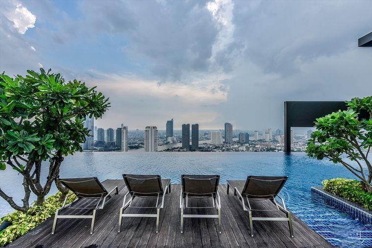 รูป 1 ห้องนอน | 1 ห้องน้ำ | BTS Krung Thon Buri | 39 ตร.ม. | 19,000 บาท/เดือน | ชั้น 21 — Urbano Absolute Sathon-Taksin กรุงเทพฯ - รูปที่ 1/10