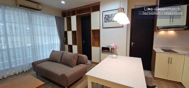รูป 1 ห้องนอน | 1 ห้องน้ำ | BTS Siam | 55 ตร.ม. | 27,000 บาท/เดือน | ชั้น 7 — Baan Klang Krung Siam-Pathumwan กรุงเทพฯ - รูปที่ 1/10