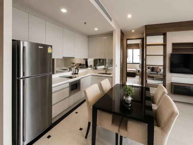 รูป 2 ห้องนอน | 2 ห้องน้ำ | BTS Saint Louis | 81 ตร.ม. | 49,000 บาท/เดือน | ชั้น 4 — The Address Sathorn กรุงเทพฯ - รูปที่ 2/2