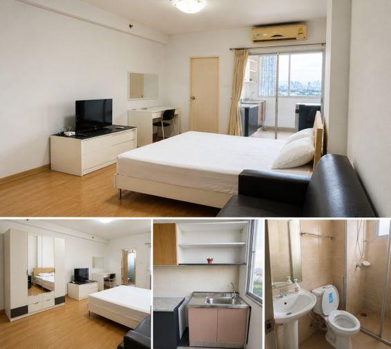 รูป สตูดิโอ | 1 ห้องน้ำ | BTS Udom Suk | 34 ตร.ม. | 7,000 บาท/เดือน | ชั้น 18 — City Home Sukhumvit กรุงเทพฯ - รูปที่ 1/1