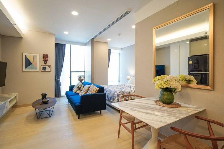 รูป 1 ห้องนอน | 1 ห้องน้ำ | MRT Queen Sirikit National Convention Centre | 35 ตร.ม. | 25,000 บาท/เดือน | ชั้น 17 — Siamese Exclusive Queens กรุงเทพฯ - รูปที่ 1/8
