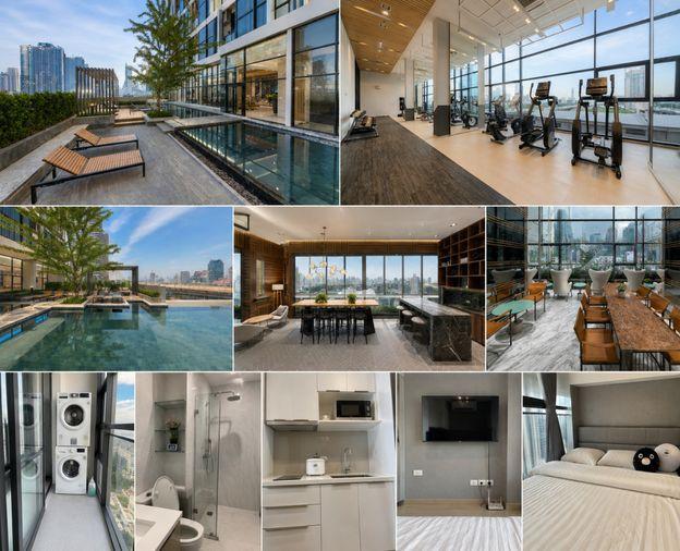รูป 1 ห้องนอน | 1 ห้องน้ำ | MRT Phra Ram 9 | 30 ตร.ม. | 22,000 บาท/เดือน | ชั้น 22 — Chewathai Residence Asoke กรุงเทพฯ - รูปที่ 1/1