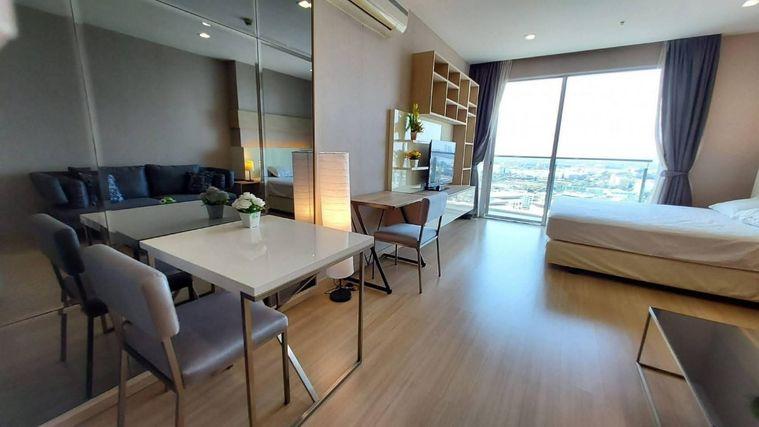 picture 1Bed | 1Bath | BTS Phra Khanong | 38sqm | THB 18,000/mo | Fl.27 — Sky Walk Residence Bangkok - 7/9