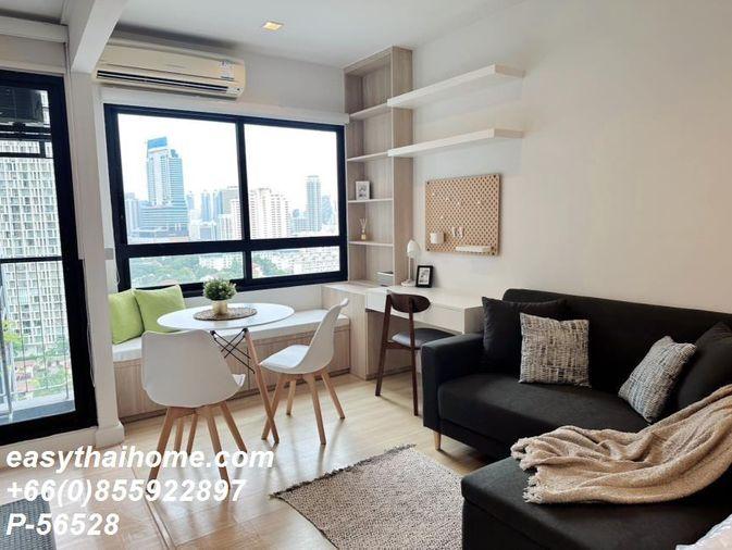 รูป P-56528 ให้เช่า  เดอะ ซี้ด มิงเกิ้ล สาทร-สวนพลู | Studio | วิวเมือง | ชั้น 22 | 28 ตร.ม. | เฟอร์นิเจอร์ครบ | Line ID: @easythaihome | 085-592-2897 - รูปที่ 10/11