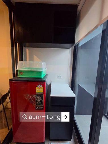 picture Studio | 1Bath | MRT Phra Ram 9 | 30sqm | THB 20,000/mo | Fl.26 — Nue District R9 Bangkok - 4/5