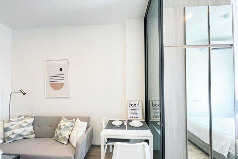 รูป 📣ให้เช่าคอนโด Knightsbridge Prime Onnut (BTS อ่อนนุช) เฟอร์บิ้วอิน เครื่องใช้ไฟฟ้าครบ @onestepliving - รูปที่ 5/9