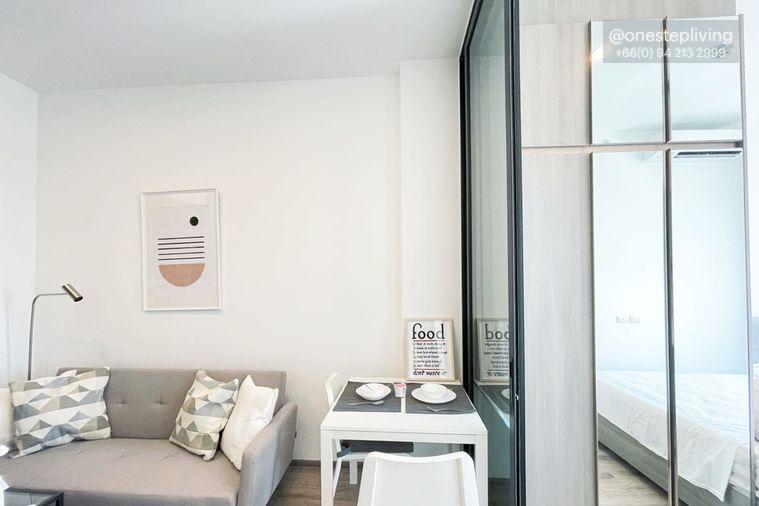 รูป 📣ให้เช่าคอนโด Knightsbridge Prime Onnut (BTS อ่อนนุช) เฟอร์บิ้วอิน เครื่องใช้ไฟฟ้าครบ @onestepliving - รูปที่ 5/9