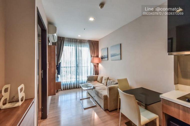 picture 1Bed | 1Bath | BTS Saphan Taksin | 35sqm | THB 21,000/mo | Fl.28 — Rhythm Sathorn Bangkok - 10/10