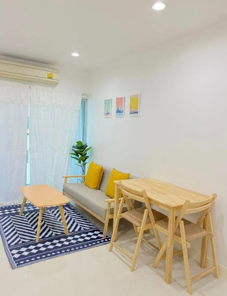 picture 2Bed | 2Bath | MRT Phra Ram 9 | 53sqm | THB 20,000/mo | Fl.7 — A Space Hideaway Asoke-Ratchada Bangkok - 3/7