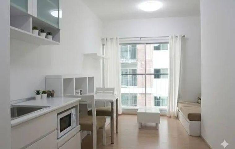 รูป 1 ห้องนอน | 1 ห้องน้ำ | MRT Phra Ram 9 | 36 ตร.ม. | 14,000 บาท/เดือน | ชั้น 10 — A Space Asoke-Ratchada กรุงเทพฯ - รูปที่ 1/8