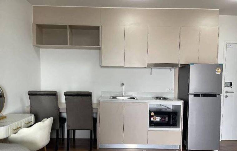 รูป 1 ห้องนอน | 1 ห้องน้ำ | MRT Yaek Nonthaburi 1 | 33 ตร.ม. | 11,000 บาท/เดือน | ชั้น 18 — A Space Me Rattanathibet กรุงเทพฯ - รูปที่ 5/10