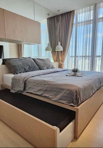 รูป สตูดิโอ | 1 ห้องน้ำ | BTS Phrom Phong | 29 ตร.ม. | 23,000 บาท/เดือน | ชั้น 38 — Park Origin Prompong กรุงเทพฯ - รูปที่ 1/10