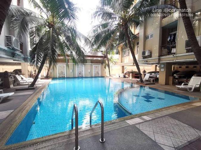 รูป 1 ห้องนอน | 1 ห้องน้ำ | MRT Huai Khwang | 36 ตร.ม. | 13,000 บาท/เดือน | ชั้น 6 — Klang Krung Resort กรุงเทพฯ - รูปที่ 1/2