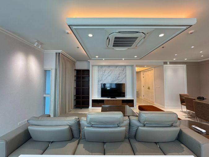รูป 3 ห้องนอน | 3 ห้องน้ำ | BTS Phloen Chit | 189 ตร.ม. | 155,000 บาท/เดือน | ชั้น 12 — Athenee Residence กรุงเทพฯ - รูปที่ 5/10