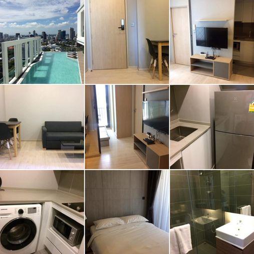 รูป 1 ห้องนอน | 1 ห้องน้ำ | BTS Ekkamai | 29 ตร.ม. | 22,000 บาท/เดือน | ชั้น 6 — M Thonglor 10 กรุงเทพฯ - รูปที่ 1/1
