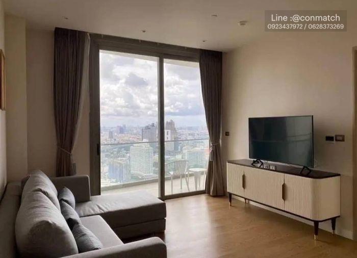 รูป 1 ห้องนอน | 1 ห้องน้ำ | BTS Charoen Nakhon | 62 ตร.ม. | 70,000 บาท/เดือน | ชั้น 37 — Magnolias Waterfront Residences กรุงเทพฯ - รูปที่ 4/10